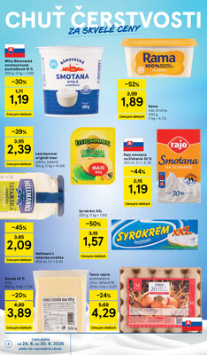 Tesco supermarkety od 24.6. do 30.6.2026