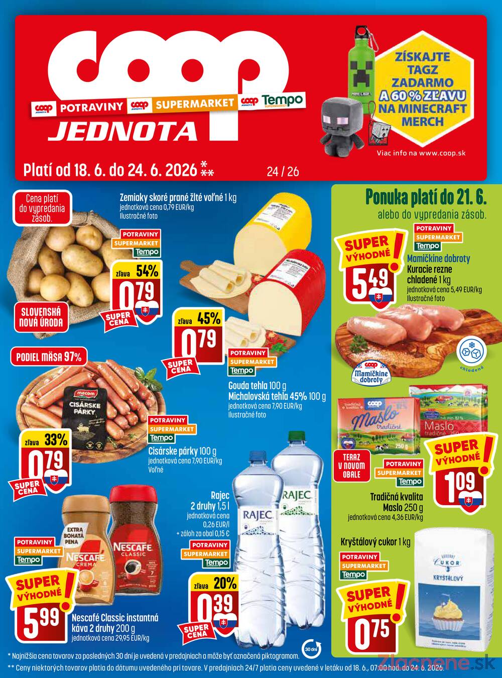 Leták COOP Jednota Slovensko - COOP do 24.6. - strana 1 Leták COOP Jednota Slovensko - COOP do 24.6. - strana 1