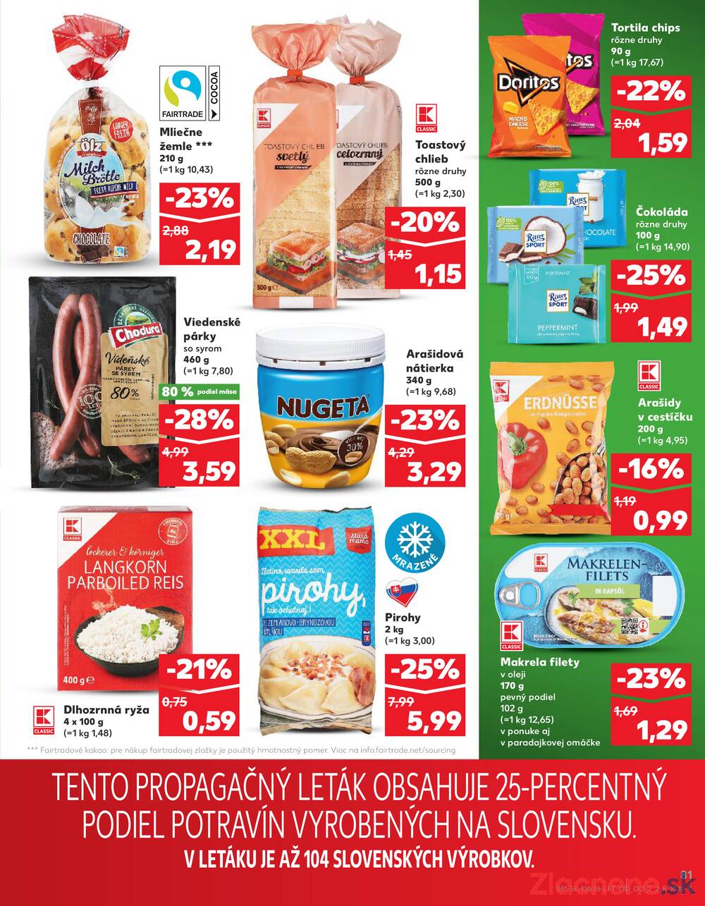 Kaufland 25.6. - 1.7. - Kaufland Michalovce