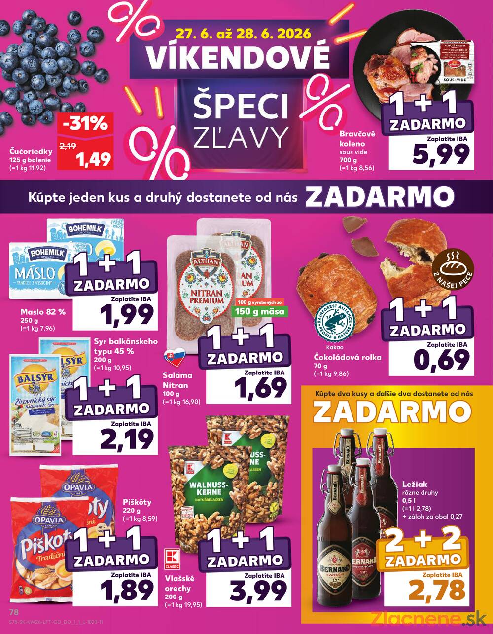 Leták Kaufland - Kaufland 25.6. - 1.7. - Kaufland Bardejov - strana 78