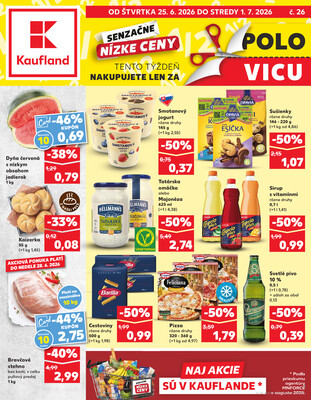 Leták Kaufland 25.6. - 1.7. - Kaufland Žiar nad Hronom