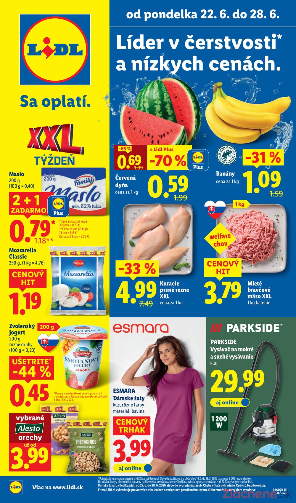Leták Lidl - Lidl 22.6. - 28.6. - strana 1 Leták Lidl - Lidl 22.6. - 28.6. - strana 1