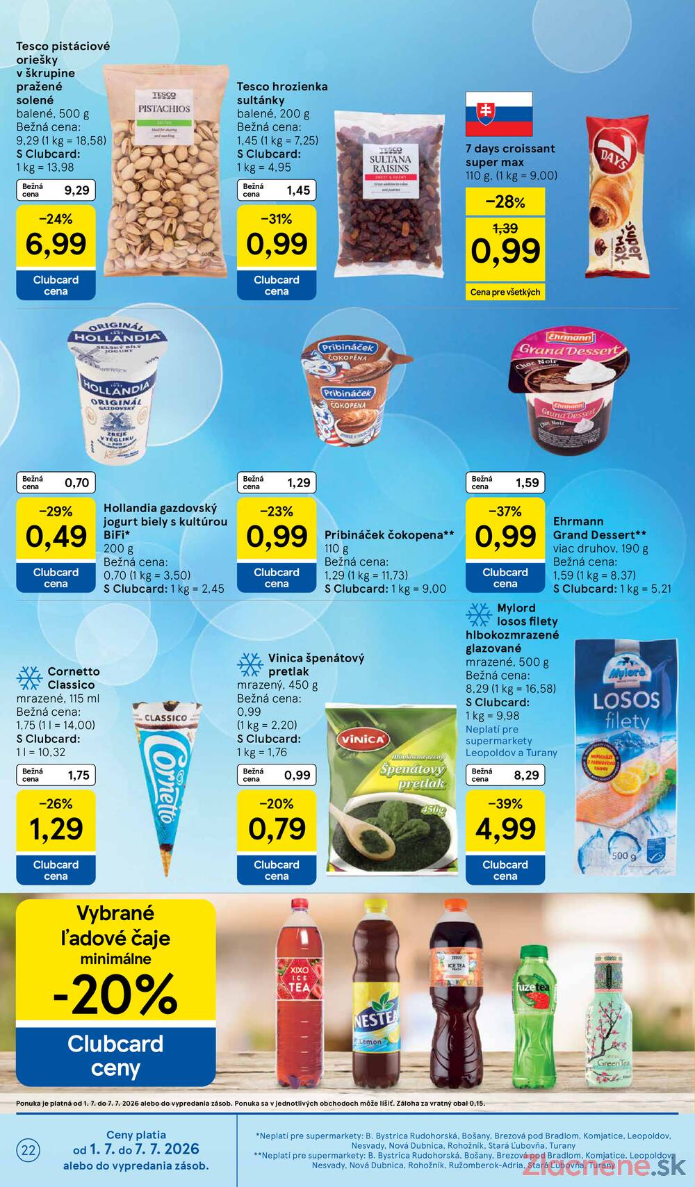 Tesco supermarkety od 1.7. do 7.7.2026