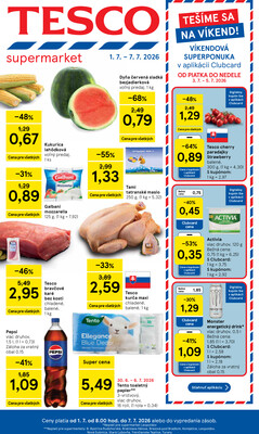 leták Tesco