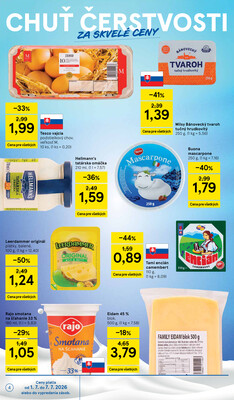 Tesco supermarkety od 1.7. do 7.7.2026