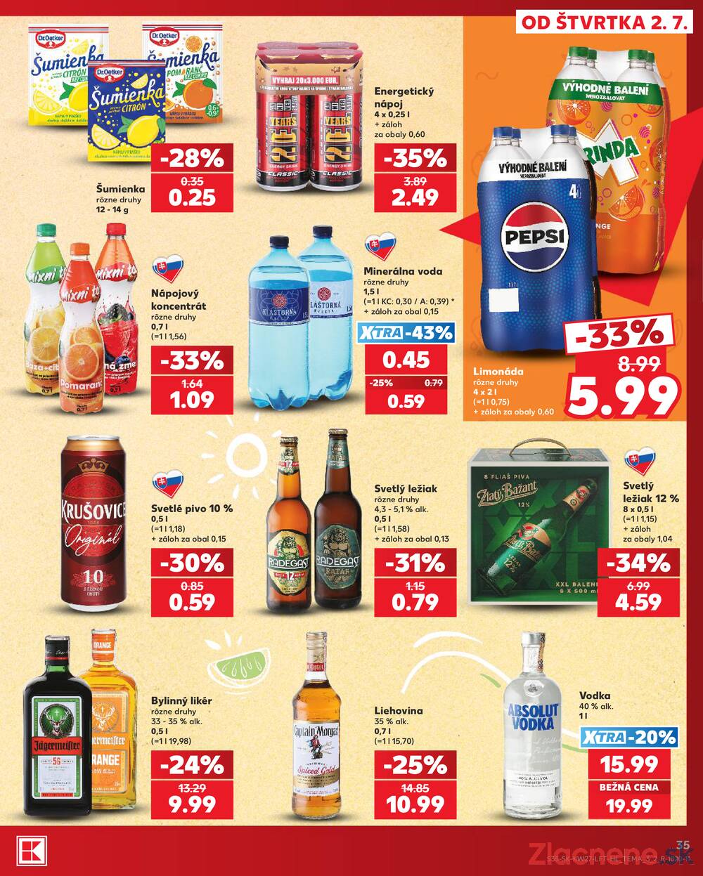 Leták Kaufland - Kaufland 2.7. - 8.7. - Kaufland Tvrdošín - strana 35 Leták Kaufland - Kaufland 2.7. - 8.7. - Kaufland Tvrdošín - strana 35