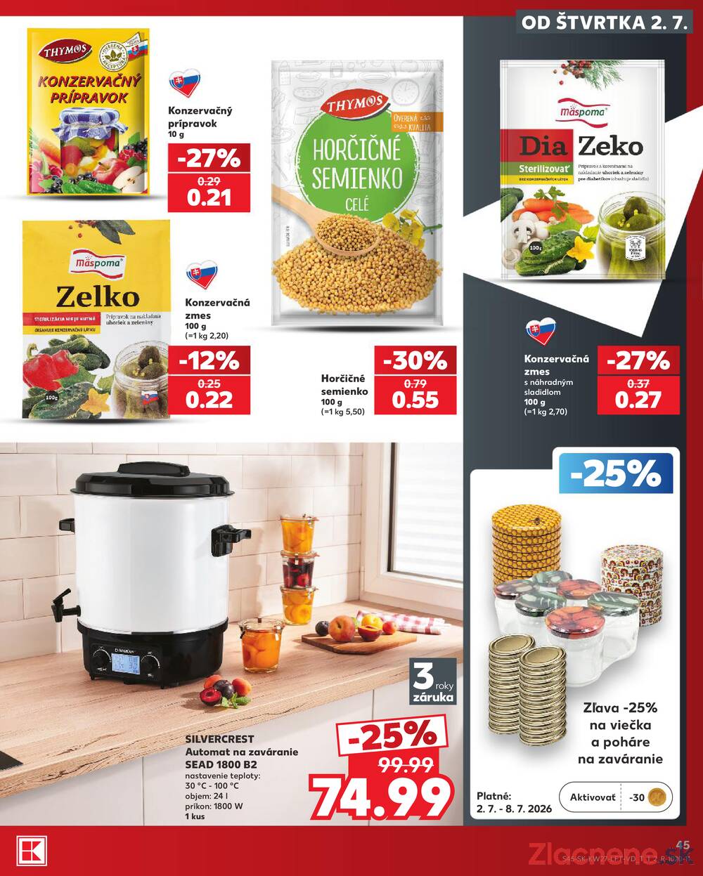 Kaufland 2.7. - 8.7. - Kaufland Bytča