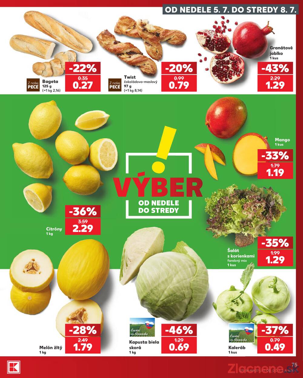 Leták Kaufland - Kaufland 2.7. - 8.7. - Kaufland Púchov - strana 75 Leták Kaufland - Kaufland 2.7. - 8.7. - Kaufland Púchov - strana 75
