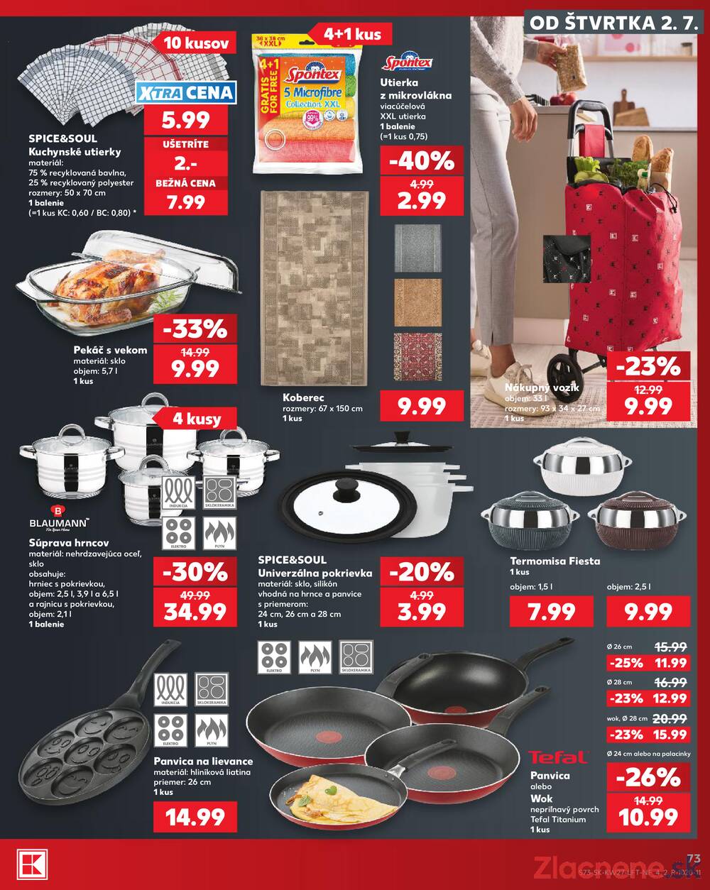 Leták Kaufland - Kaufland 2.7. - 8.7. - Kaufland Kežmarok - strana 73 Leták Kaufland - Kaufland 2.7. - 8.7. - Kaufland Kežmarok - strana 73