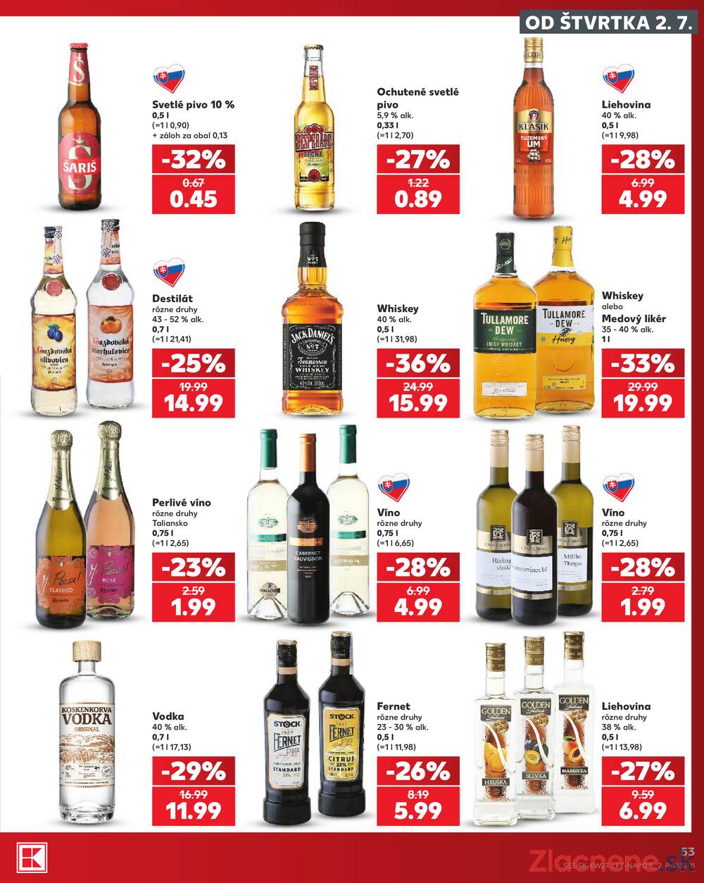 Kaufland 2.7. - 8.7. - Kaufland Veľký Meder