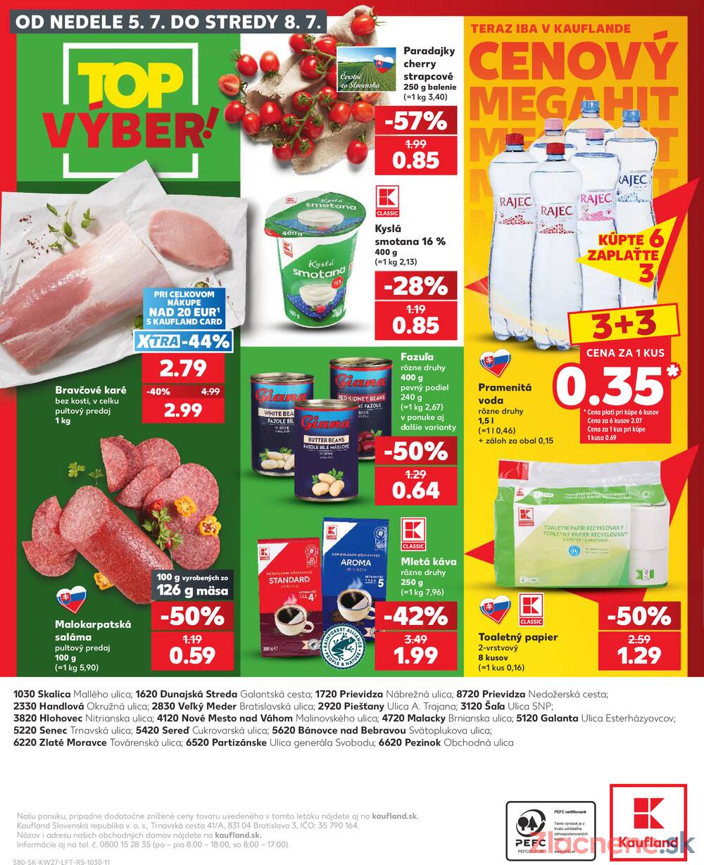Kaufland 2.7. - 8.7. - Kaufland Veľký Meder