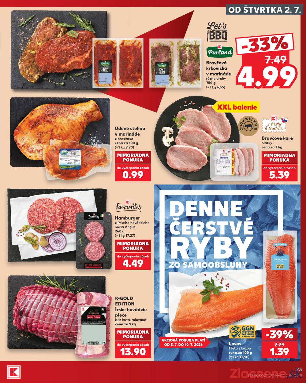 Leták Kaufland - Kaufland 2.7. - 8.7. - Kaufland Trnava - Nová ul. - strana 23 Leták Kaufland - Kaufland 2.7. - 8.7. - Kaufland Trnava - Nová ul. - strana 23