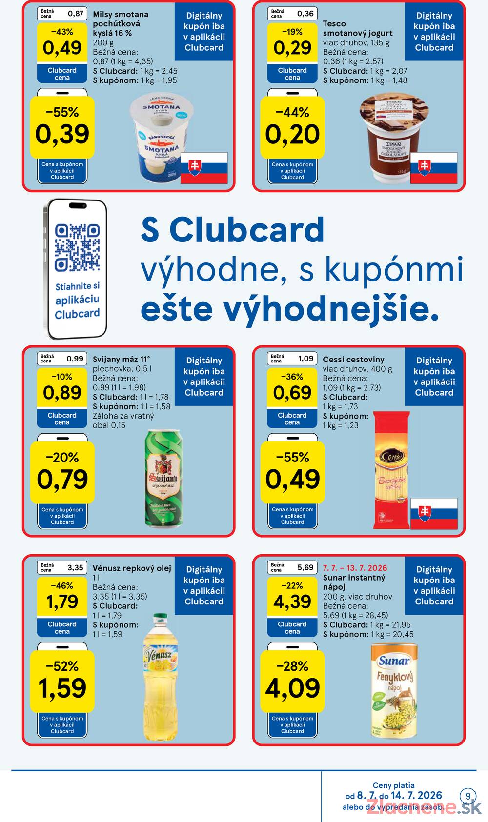Leták Tesco - Tesco malé hypermarkety 8.7. - 14.7. - strana 9