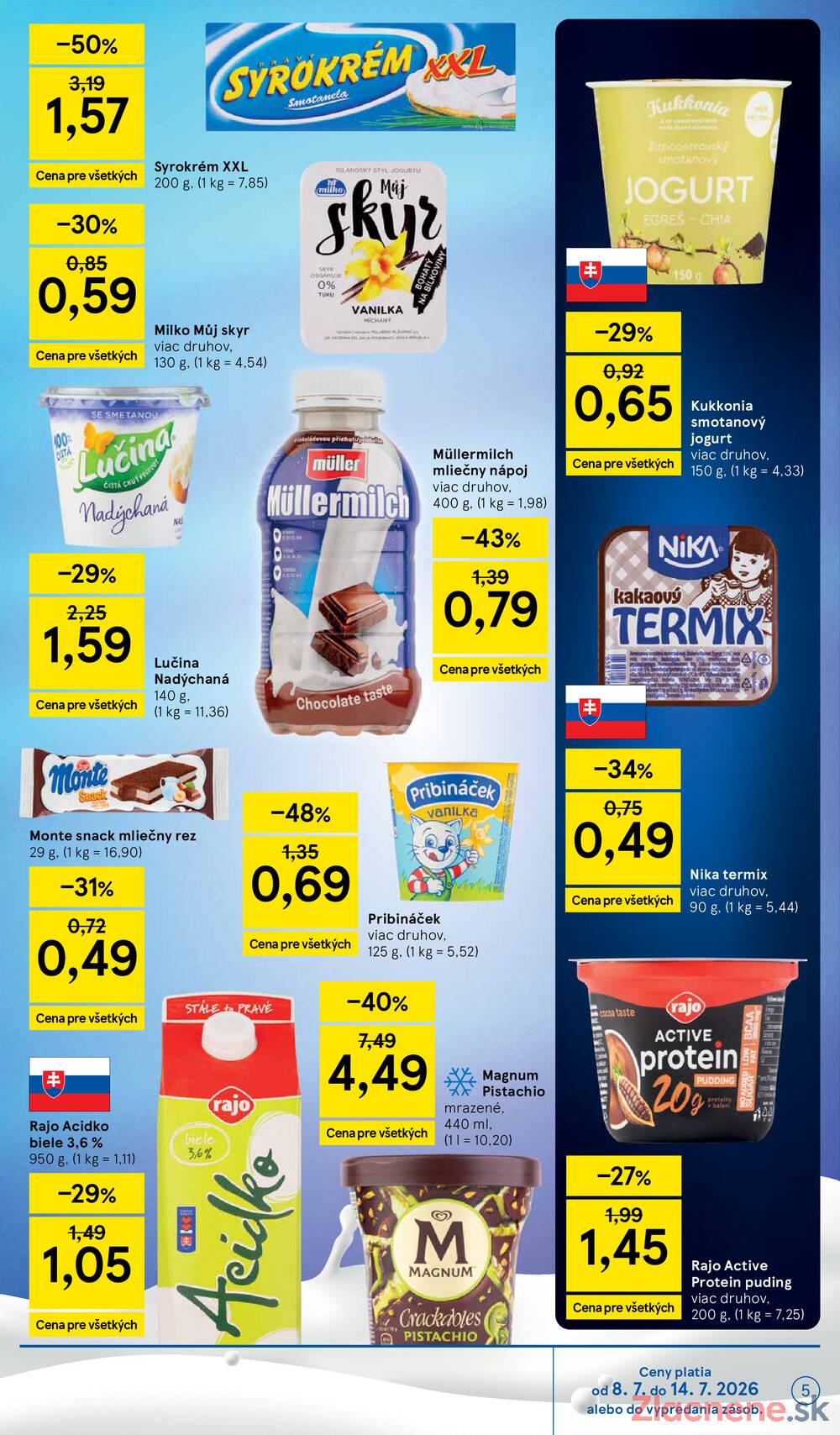 Tesco supermarkety od 8.7. do 14.7.2026
