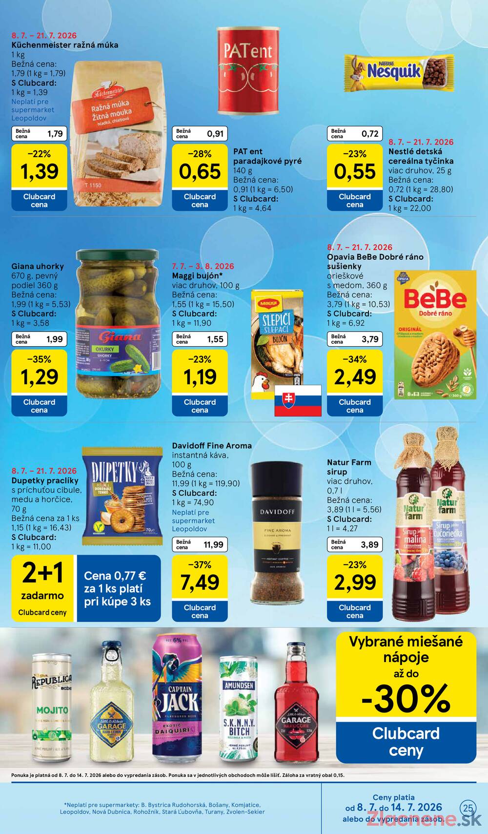 Tesco supermarkety od 8.7. do 14.7.2026
