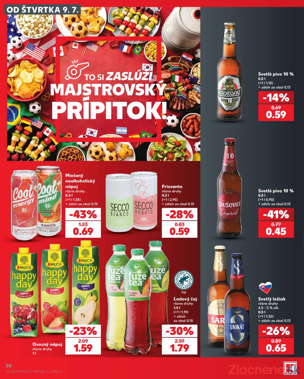 Kaufland 9.7. - 15.7. - Kaufland Vranov nad Topľou