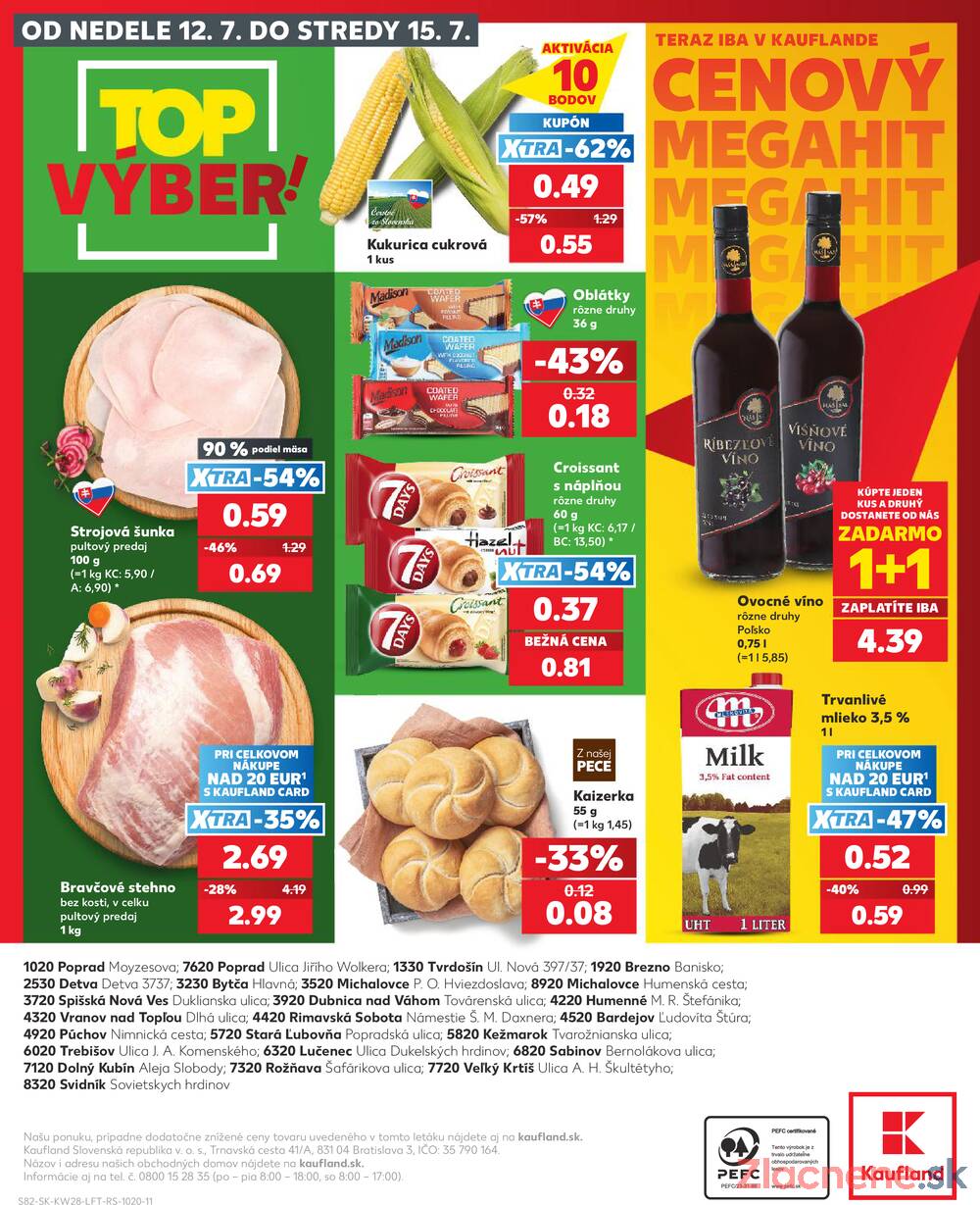 Kaufland 9.7. - 15.7. - Kaufland Rimavská Sobota