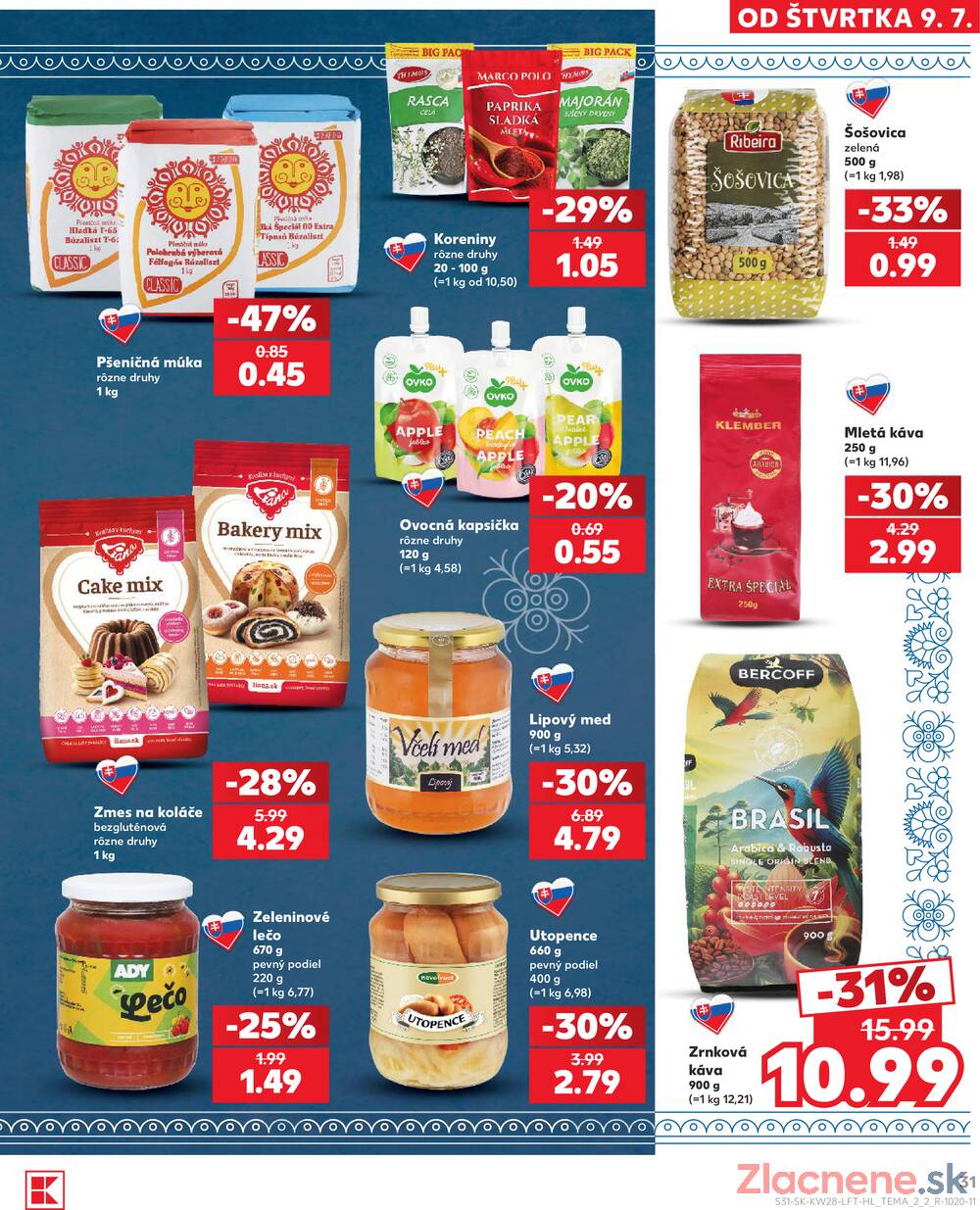 Kaufland 9.7. - 15.7. - Kaufland Stará Ľubovňa