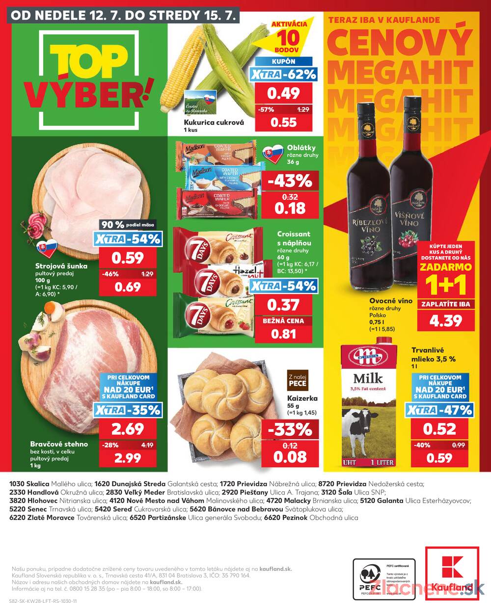 Kaufland 9.7. - 15.7. - Kaufland Piešťany