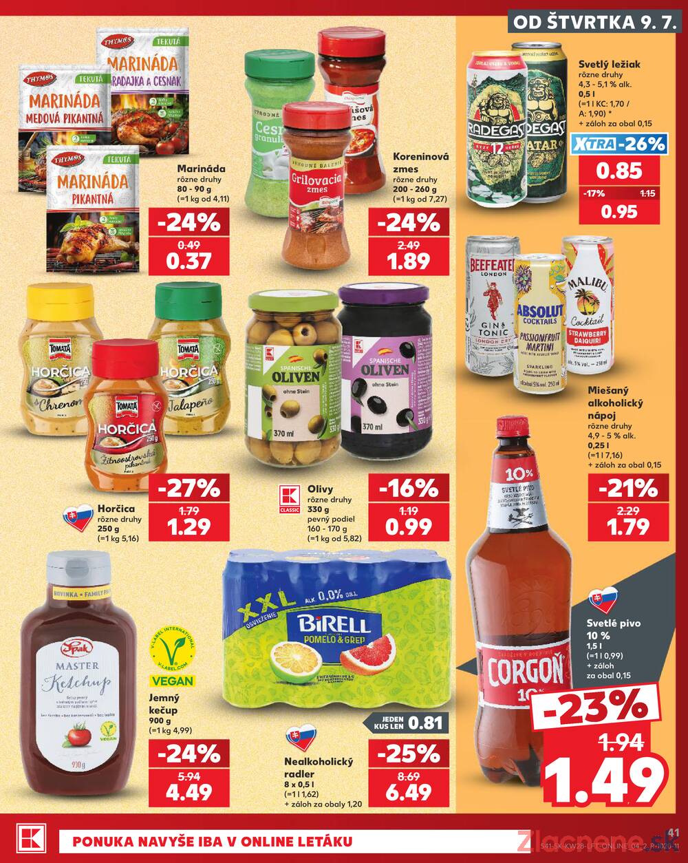 Kaufland 9.7. - 15.7. - Kaufland Trnava - Juh - Bratislavská