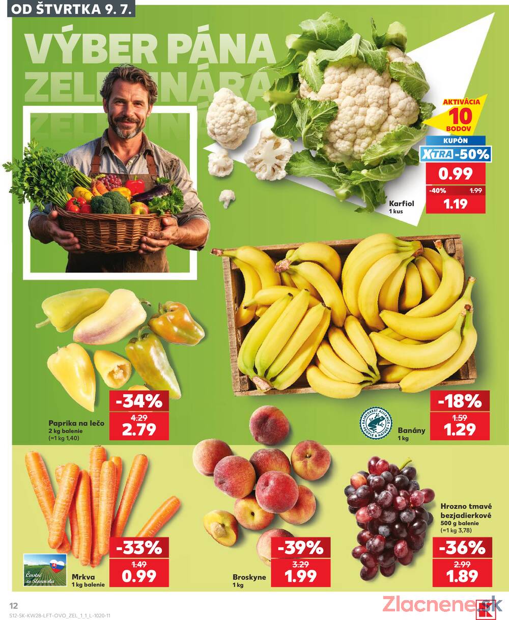 Leták Kaufland - Kaufland 9.7. - 15.7. - Kaufland Trnava - Trstínska cesta - strana 12