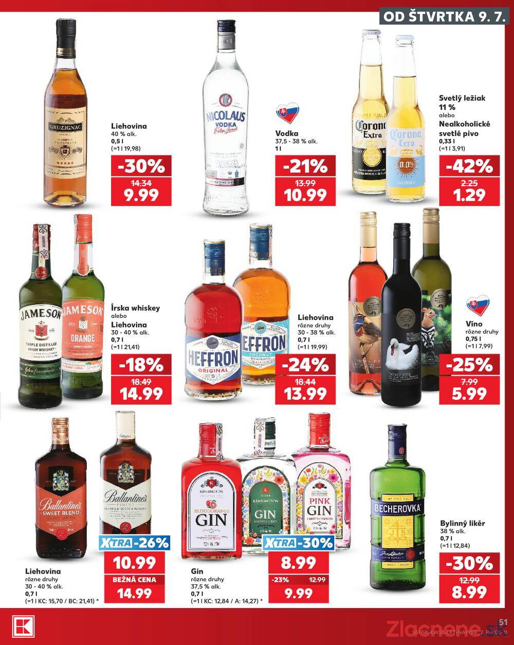Kaufland 9.7. - 15.7. - Kaufland Trnava