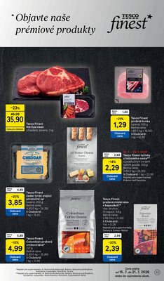 Tesco supermarkety od 15.7. do 21.7.2026