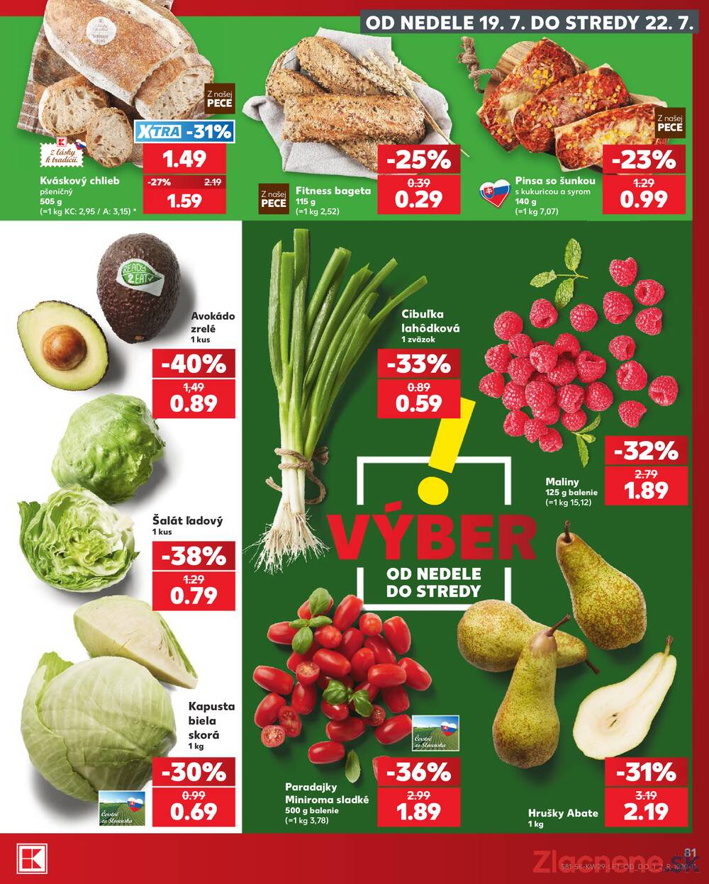 Leták Kaufland - Kaufland 16.7. - 22.7. - Kaufland Bratislava - Bory - strana 81