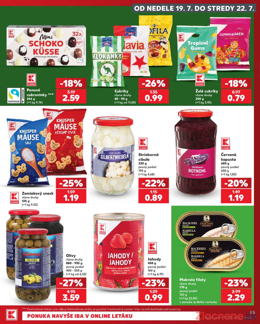 Leták Kaufland - Kaufland 16.7. - 22.7. - Kaufland Nitra-Chrenova - strana 85