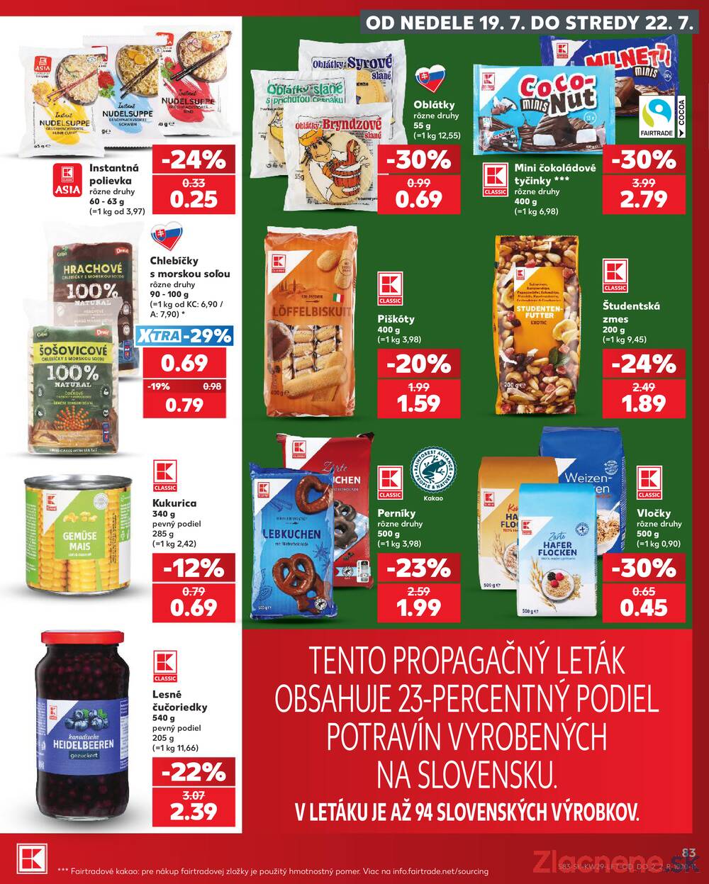 Kaufland 16.7. - 22.7. - Kaufland Liptovský Mikuláš
