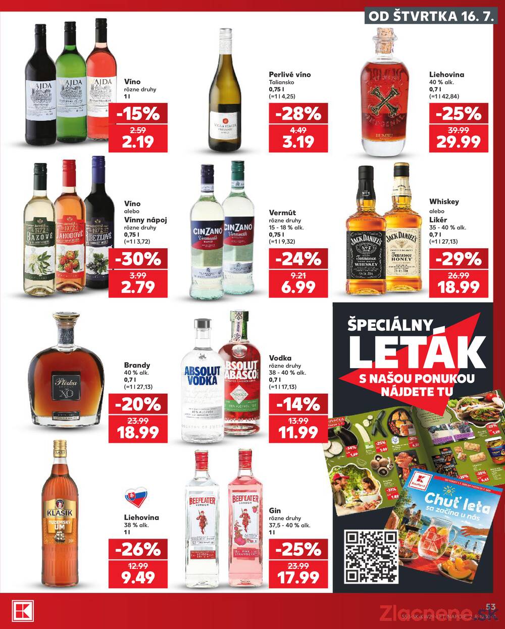 Kaufland 16.7. - 22.7. - Kaufland Šamorín-Mliečno - Krajinská cesta