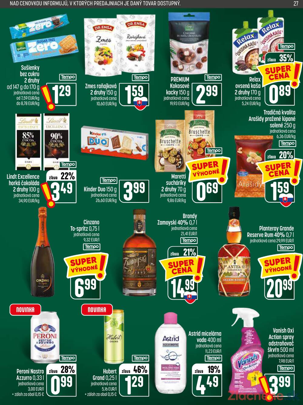 Leták COOP Jednota Slovensko - COOP do 22.7. - strana 27 Leták COOP Jednota Slovensko - COOP do 22.7. - strana 27