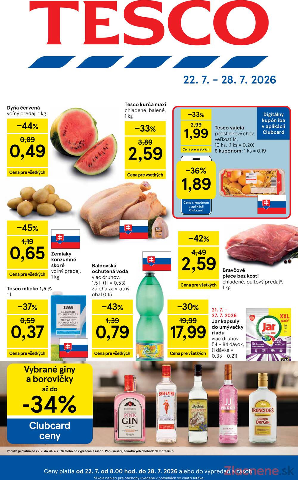 Leták Tesco - Tesco hypermarkety 22.7. - 28.7. - strana 1 Leták Tesco - Tesco hypermarkety 22.7. - 28.7. - strana 1