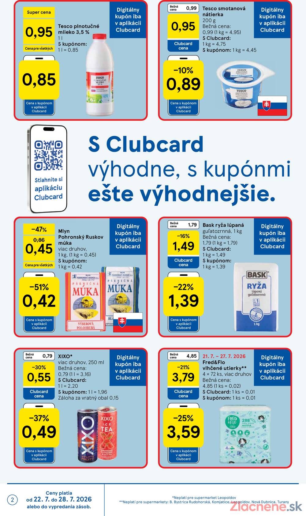 Leták Tesco - Tesco supermarkety od 22.7. do 28.7.2026 - strana 2 Leták Tesco - Tesco supermarkety od 22.7. do 28.7.2026 - strana 2