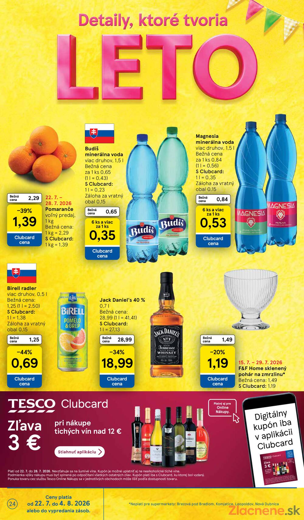 Leták Tesco - Tesco supermarkety od 22.7. do 28.7.2026 - strana 24 Leták Tesco - Tesco supermarkety od 22.7. do 28.7.2026 - strana 24