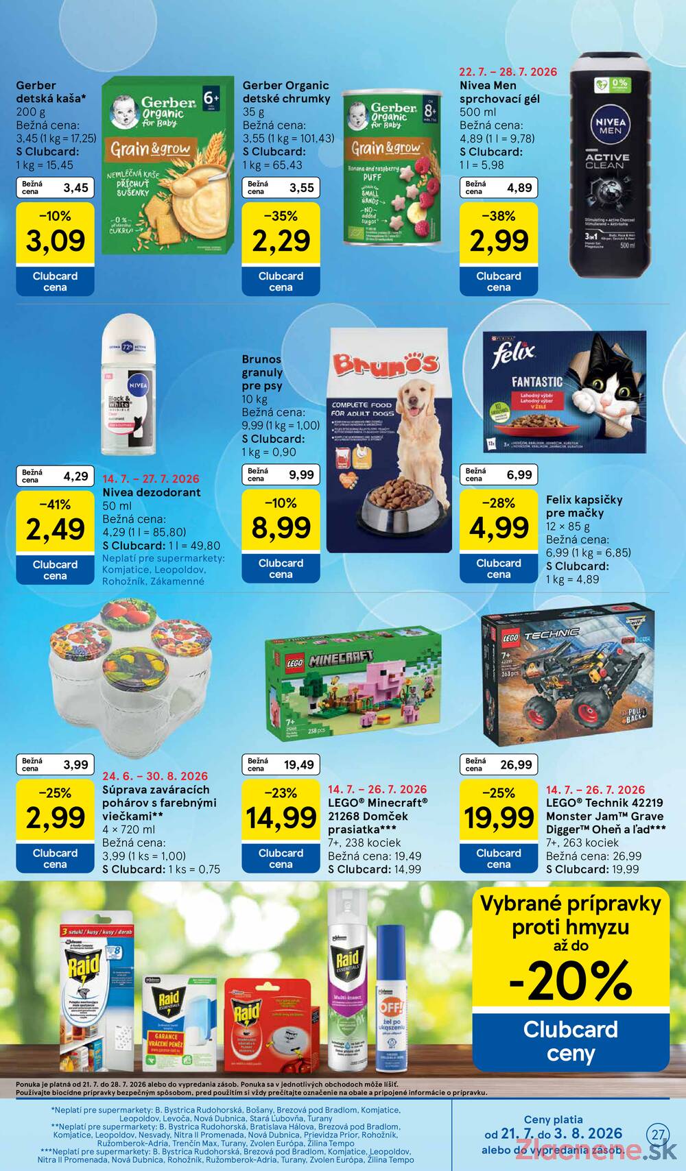 Leták Tesco - Tesco supermarkety od 22.7. do 28.7.2026 - strana 27 Leták Tesco - Tesco supermarkety od 22.7. do 28.7.2026 - strana 27