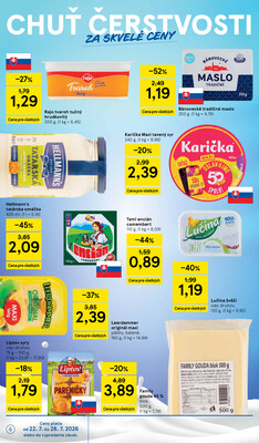 Tesco supermarkety od 22.7. do 28.7.2026