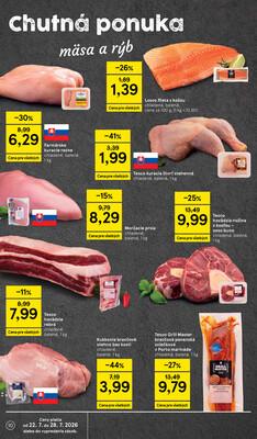 Tesco supermarkety od 22.7. do 28.7.2026