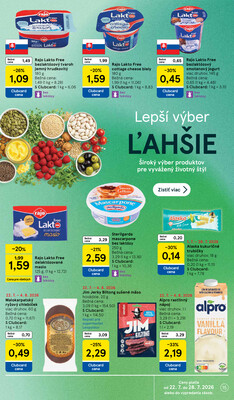 Tesco supermarkety od 22.7. do 28.7.2026