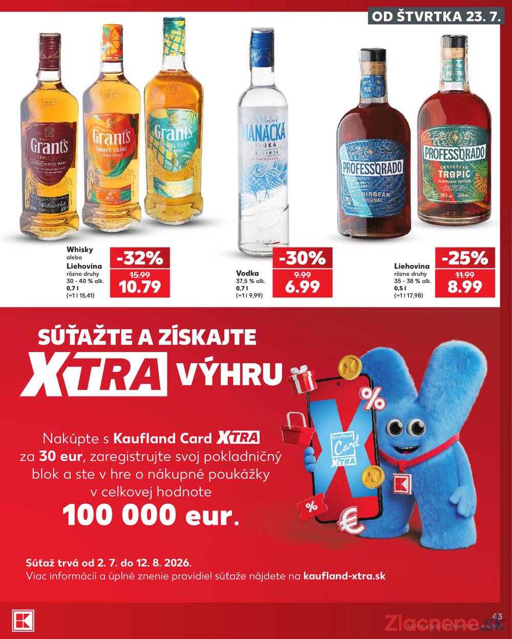 Leták Kaufland - Kaufland 23.7. - 29.7. - Kaufland Michalovce - strana 43