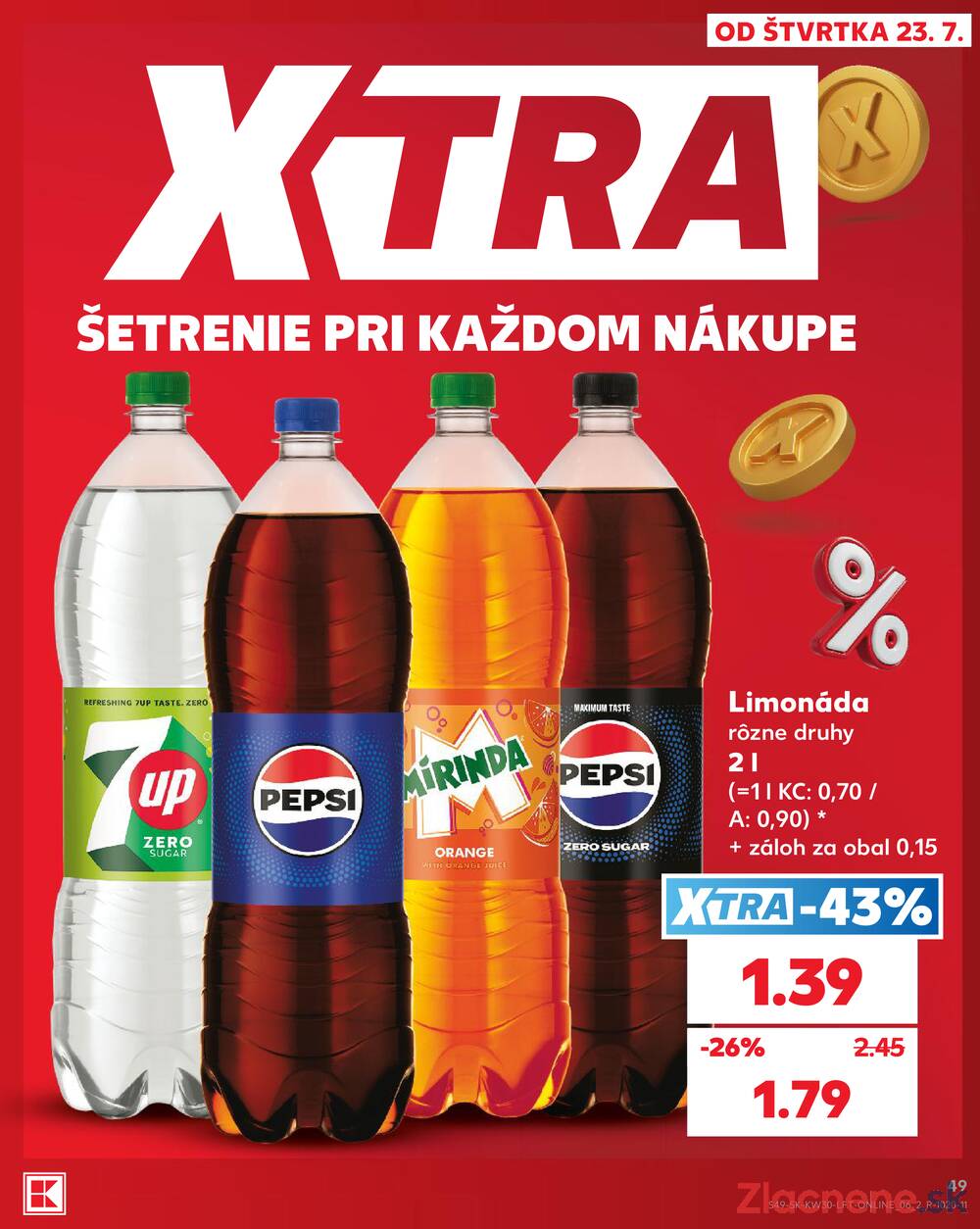 Kaufland 23.7. - 29.7. - Kaufland Spišská Nová Ves
