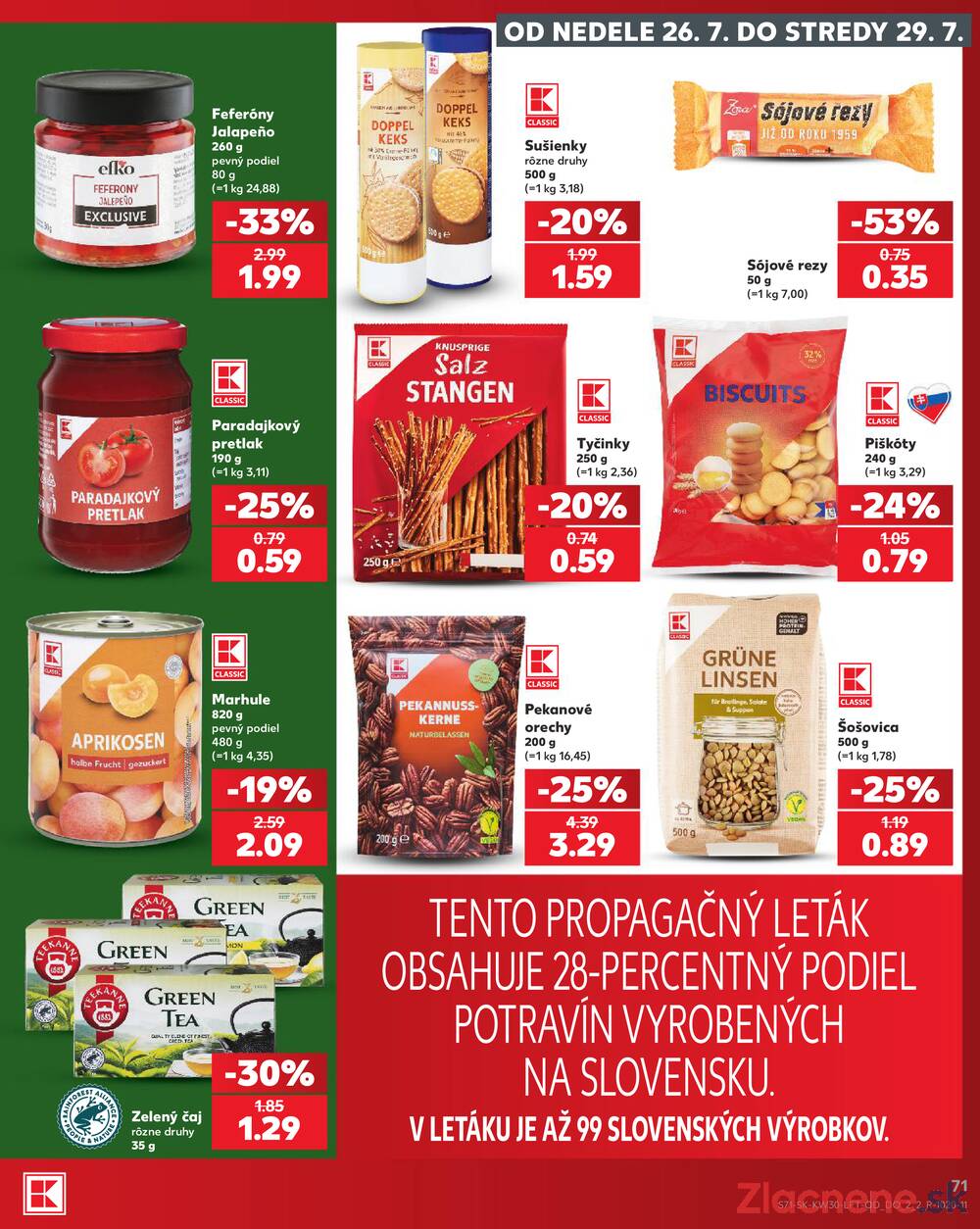 Leták Kaufland - Kaufland 23.7. - 29.7. - Kaufland Humenné - strana 71 Leták Kaufland - Kaufland 23.7. - 29.7. - Kaufland Humenné - strana 71