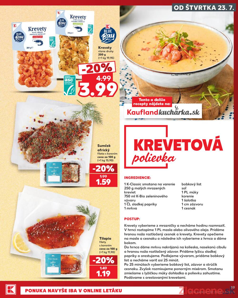 Leták Kaufland - Kaufland 23.7. - 29.7. - Kaufland Michalovce (Humenská cesta) - strana 19