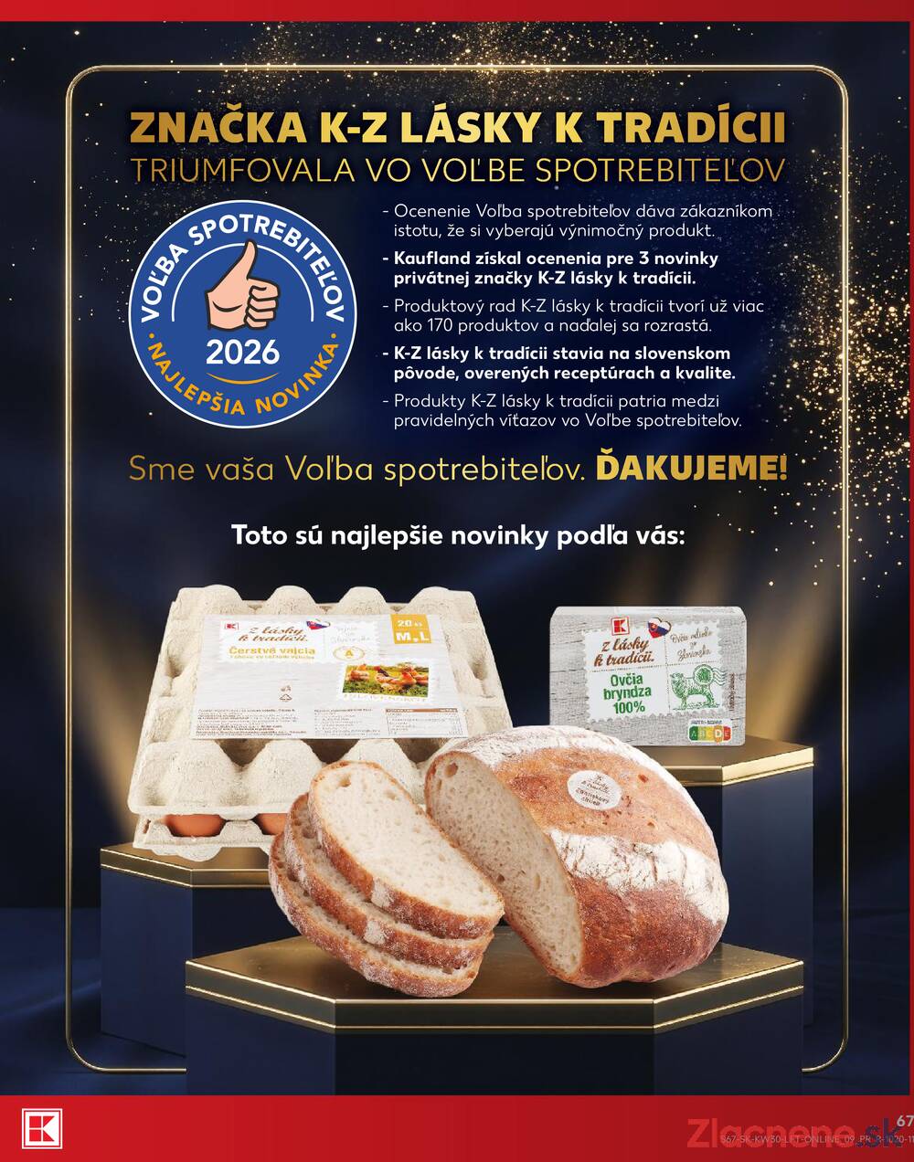 Leták Kaufland - Kaufland 23.7. - 29.7. - Kaufland Michalovce (Humenská cesta) - strana 67