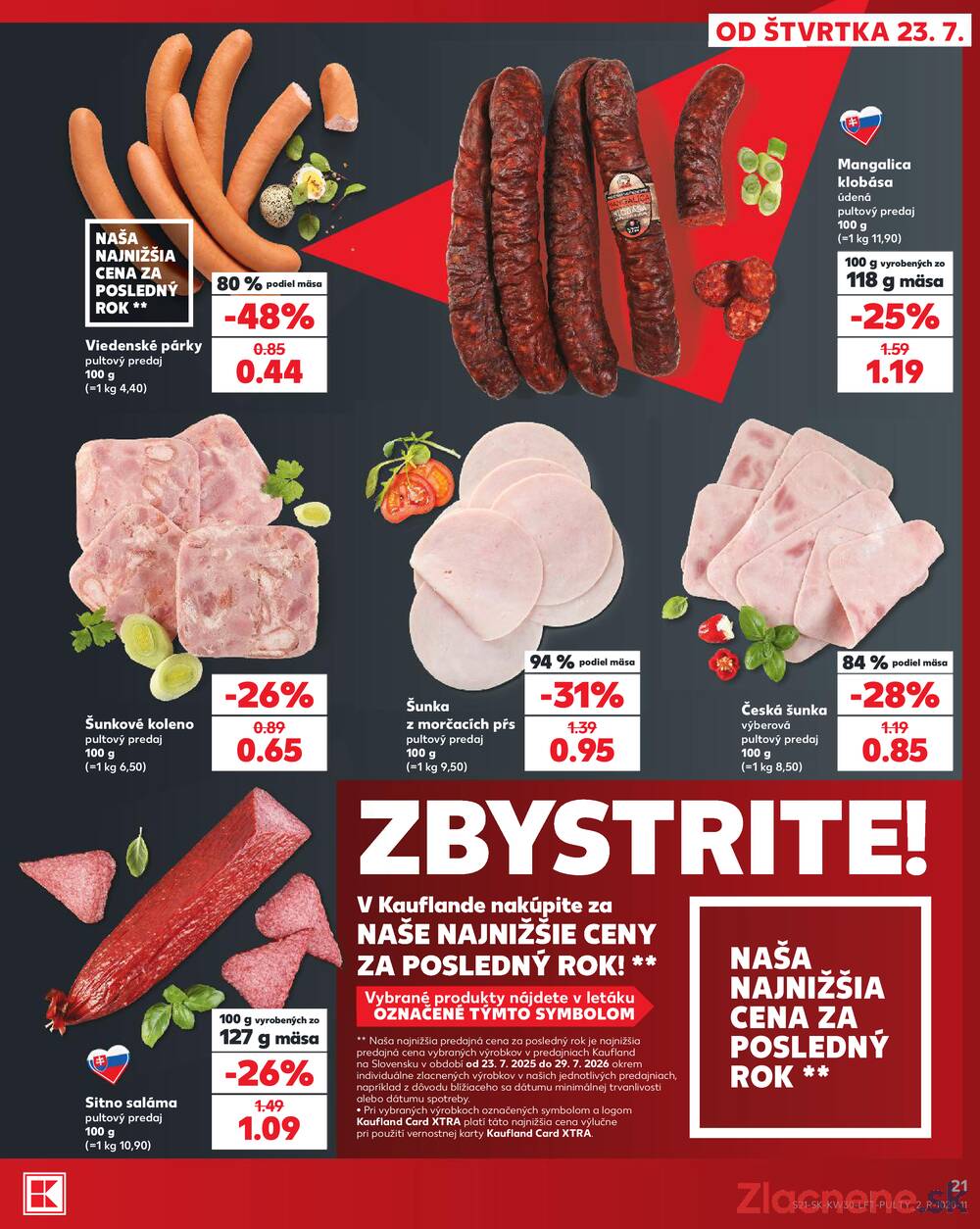 Kaufland 23.7. - 29.7. - Kaufland Bánovce nad Bebravou