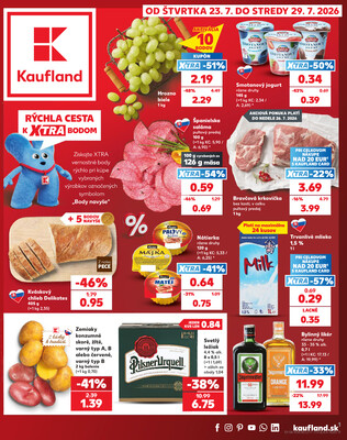 Leták Kaufland 23.7. - 29.7. - Kaufland Bánovce nad Bebravou