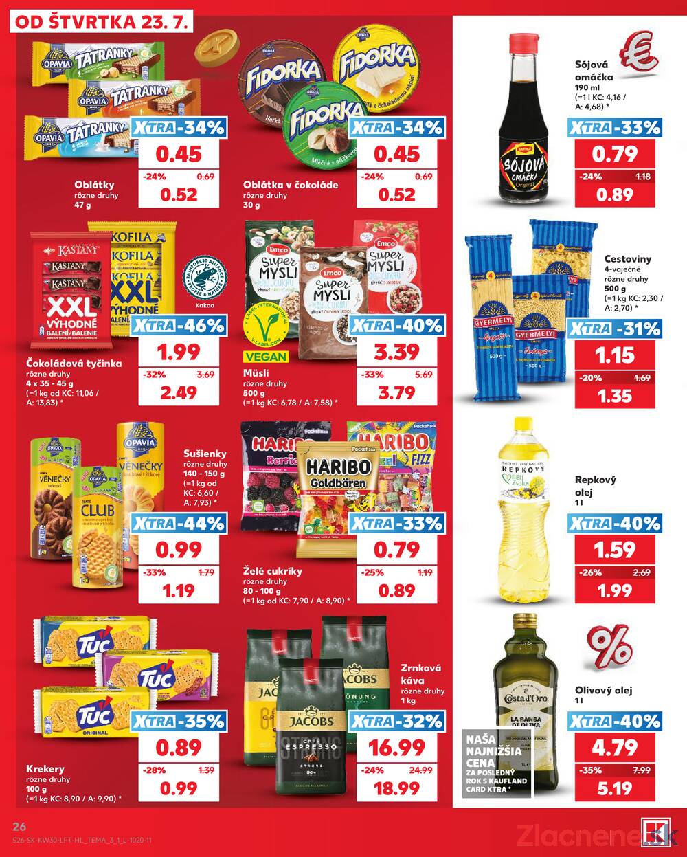 Leták Kaufland - Kaufland 23.7. - 29.7. - Kaufland  Bratislava - Zahorska Bystrica - strana 26