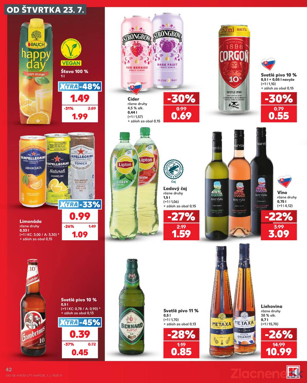 Kaufland 23.7. - 29.7. - Kaufland Trnava - Juh - Bratislavská