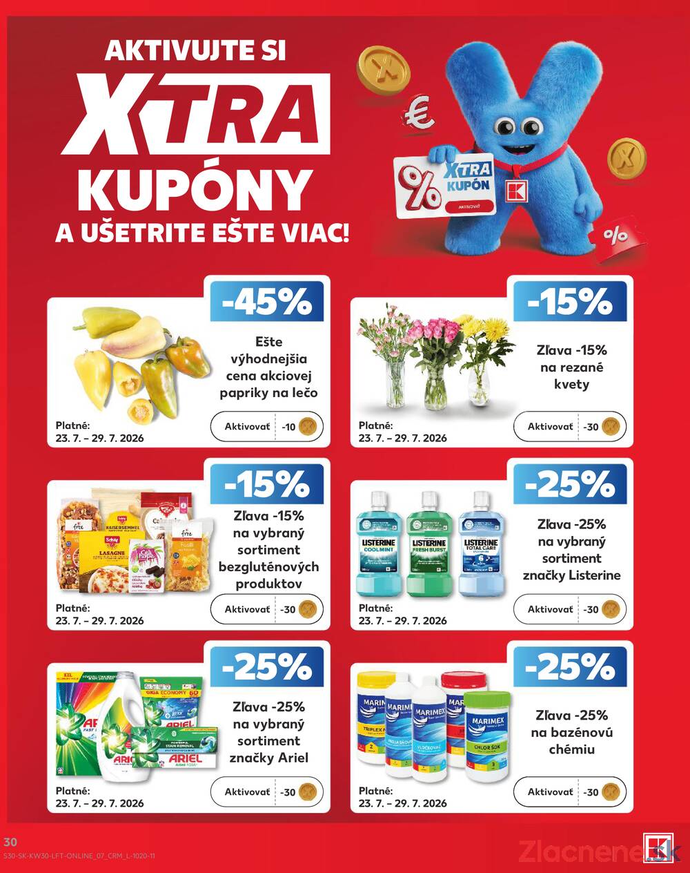 Leták Kaufland - Kaufland 23.7. - 29.7. - Kaufland Považská Bystrica - Centrum - strana 30