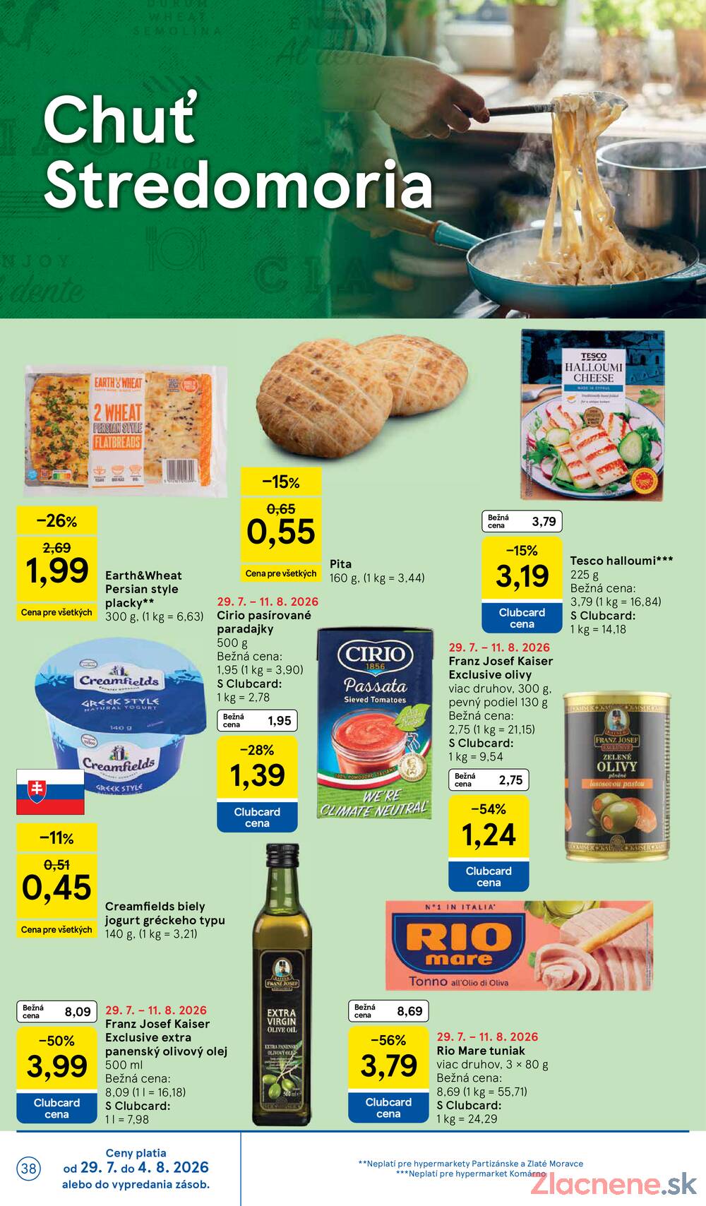 Tesco hypermarkety 29.7. - 4.8.
